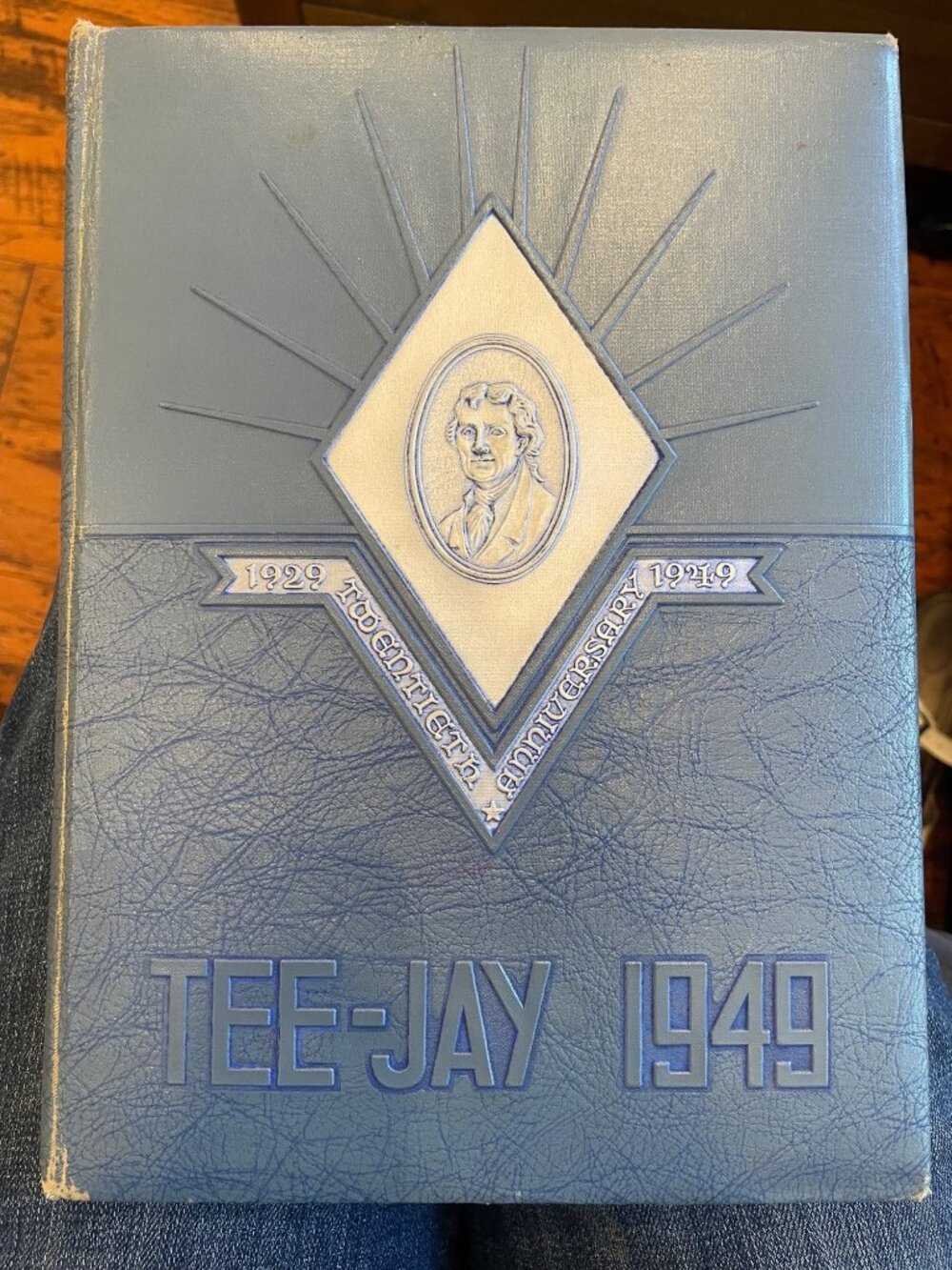 Thomas Jefferson High School 1949 Yearbook Tee-Jay 30th Anniversary Edition Blue